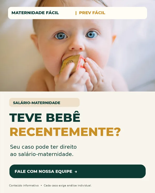 🤱 Teve bebê recentemente? Uma dúvida muito comum é saber se existe direito ao salário-maternidade.